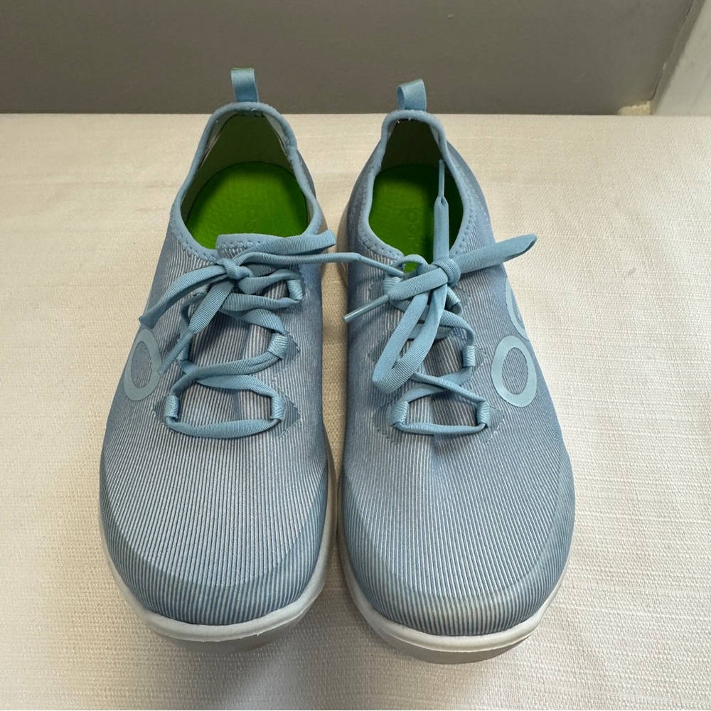 Oofos Oomg Sport LS Low Sneakers Womens 8.5 Carolina Blue Walking Shoes - Picture 3 of 11